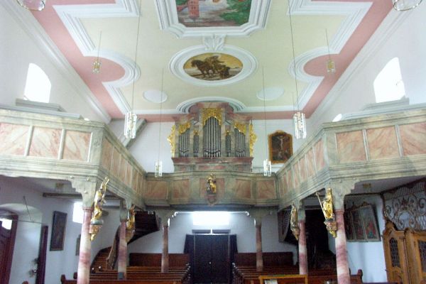 Doeringstadt Kirche Innenraum restauriert